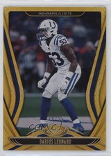 2020 Certified Mirror Gold 10/25 Shaquille Leonard Darius Leonard #30 16ki