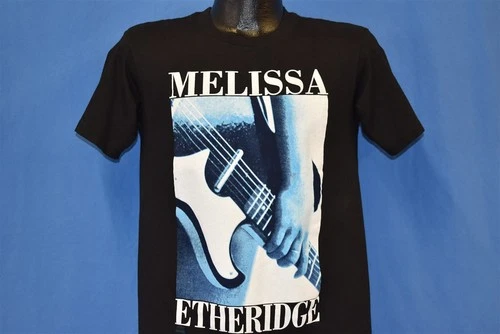 90s MELISSA ETHERIDGE NEVER ENOUGH ROCK CONCERT ME L 1990s vintage concert t-shirt, vintage, single stitch, B+ condition