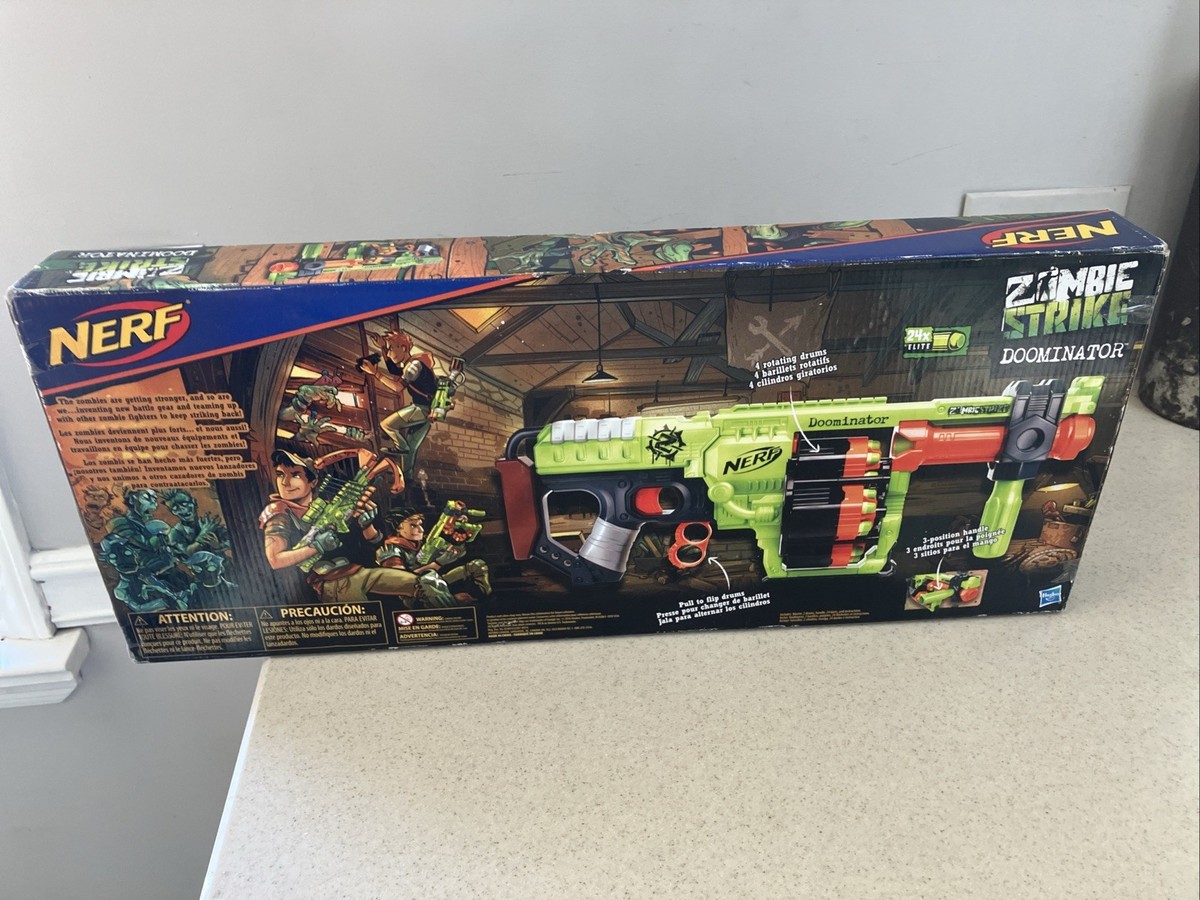 Nerf Zombie Strike Doominator 24 Dart Gun Zombie Blaster - Brand