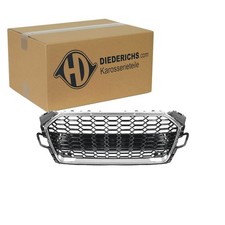 DIEDERICHS KÜHLERGRILL CHROM/SCHWARZ passend für AUDI A5 mit PDC Rennsport-Look