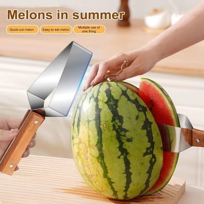 Stainless Steel Watermelon Slicer, 2026 New Triangle Watermelon Cutter, Stainles