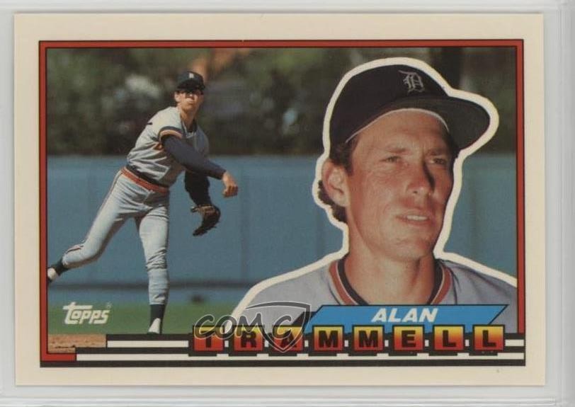1989 Topps Big Alan Trammell #123 HOF 11ur