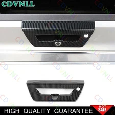 For Ford F-150 2015-2020 ABS Carbon Fiber Trunk Tailgate Door Bowl Cover Trim 1*