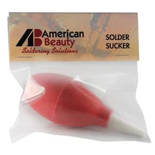 American Beauty Tools Ss-8 Desoldering Bulb, 3.5In L, Red