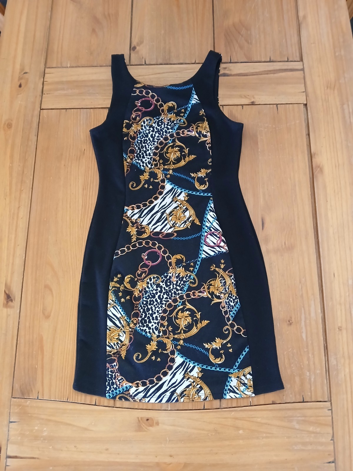 Almost Famous Sleeveless Bodycon Dress M Glam Sexy Party Retro Cocktail Soft