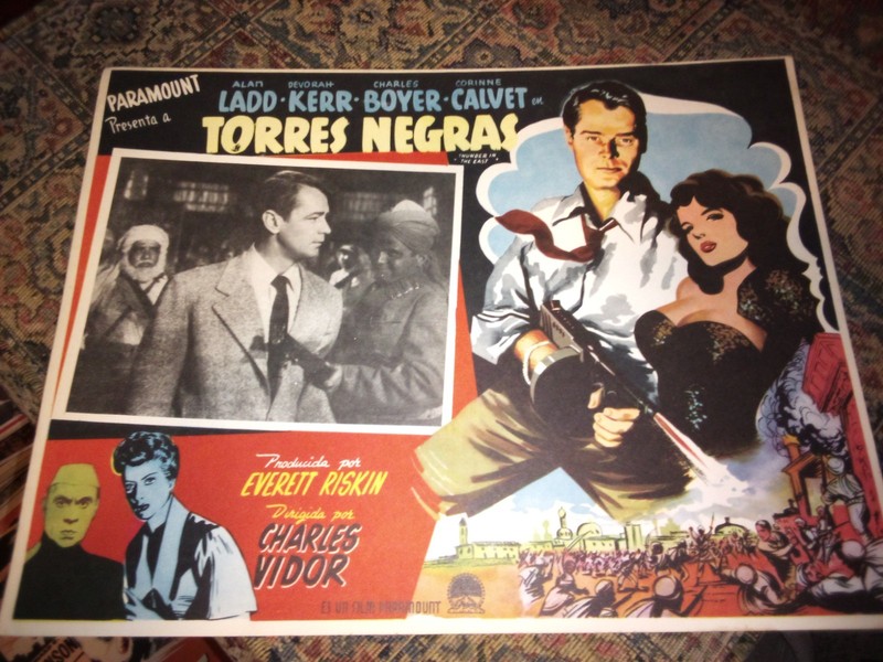 thunder in the east Alan Ladd original SP mex LC lot of (5)