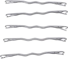 Kooingtech 5Pcs Double Ended Latch Hook Tool, Knitting Hook, Stainless Steel Kni