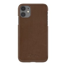 Coque pour iPhone 11 Collection Como Compatible avec Chargement, Marron