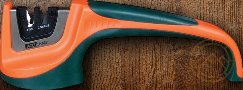 AccuSharp Pull Through Sharpener Orange Knife Diamond Honed Tungsten/Ceramic Rod