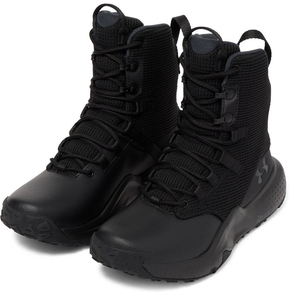 Under Armour 3028724 Women's Micro G Stellar 8" Tactical Duty Boots, Black