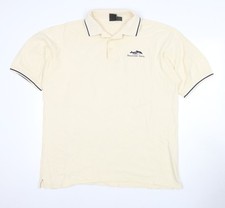 Stylo Golf Men's Beige Polo Shirt L