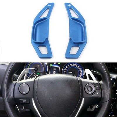 2x Steering Wheel Shift Paddle Shifter Trim Cover Fit Toyota Corolla RAV4 Zelas