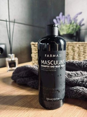 Farmasi Masculine Shampoo & Body Wash 360 ml   2-in-1 Shampoo & Duschgel für Män