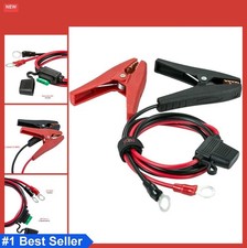 Battery Alligator Clips Clamp Clip-on Ring Eyelet Terminal 3/8 30A