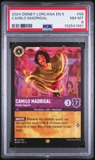 2024 DISNEY LORCANA EN 5-SHIMMERING SKIES CAMILO MADRIGAL - FAMILY COPYCAT PSA 8