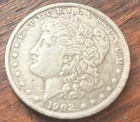 1902-O Morgan Silver Dollar PCGS MS 64 *JE