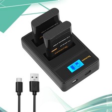 2X EN-EL23 Battery+Charger For Nikon Coolpix P900s P610s S810c B700 P600 2600mAh