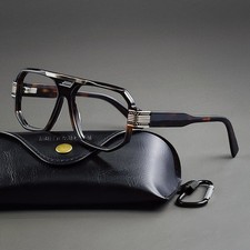 Acetate Glasses For Big Face Spring hinges Square Eyeglasses Frames Women Men