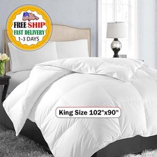 Edredon Con Relleno De Edredon King, Acolchado Ultra Suave Para Todas Las NUEVO