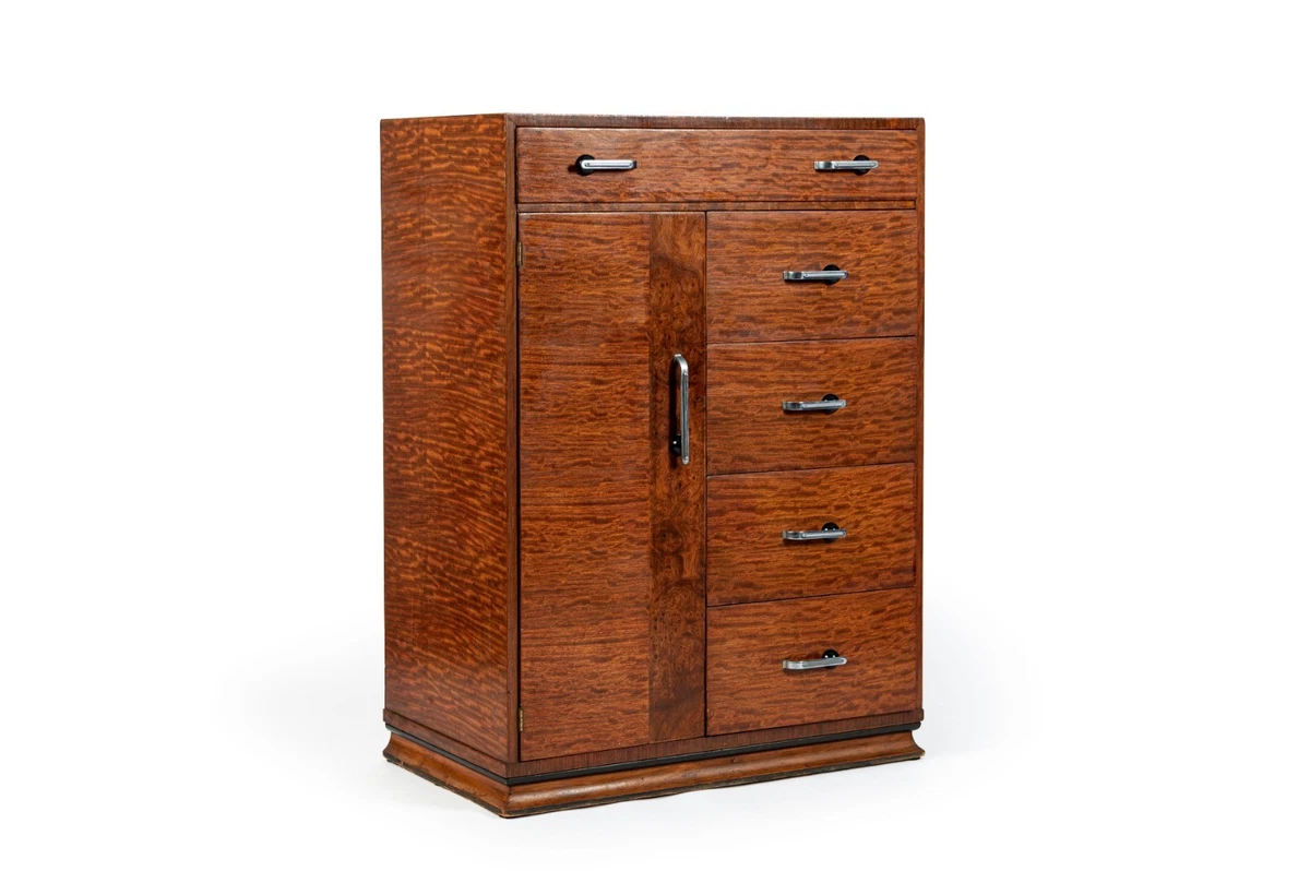 イデー　WAVE TALL CHEST Maple Maple Antique Dressers & Chests of Drawers 1920-1949 Time Period
