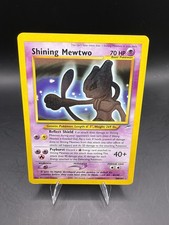Shining Mewtwo 109/105 Neo Destiny Holo Secret rara carta Pokémon vintage 2002