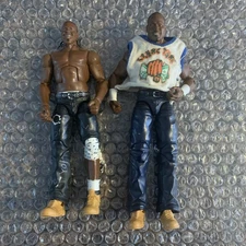 WWE Mattle Elite Cryme Tyme Shad & JTG Wrestling Figures WWF SUPER RARE