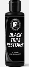 ExoForma Black Trim Restorer - Restores Factory Black to Plastic Trim - Protects