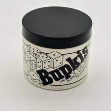 Bupkis Dice Game Milco Toys Vintage 1981 Original Black Dice Complete. Clean!