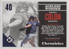 2017 Panini Chronicles Purple 61/99 Bartolo Colon #83 0f8