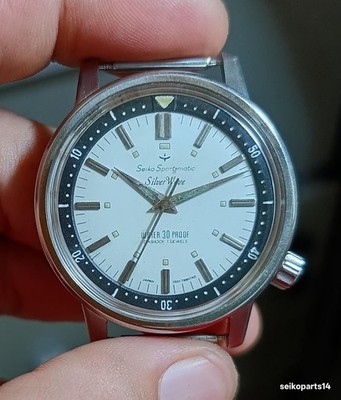 SEIKO SPORTSMATIC SILVERWAVE 69799 YEAR 1964 DEC ALL ORIG HEAD -/+10SPD ACCURACY
