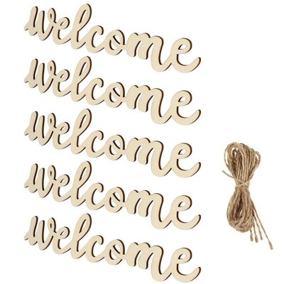 Willkommens-türschild Welcome Holzdekorationen Willkommensschild Garten