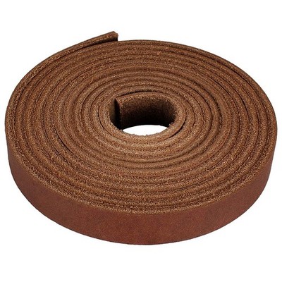 (TM) Genuine Leather Strap Leather Strip 1/2 Inch Wide and 72 Inches