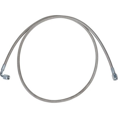 Speedway 48 Inch Stainless Steel Brake Line w/ 90 Degree AN3 End