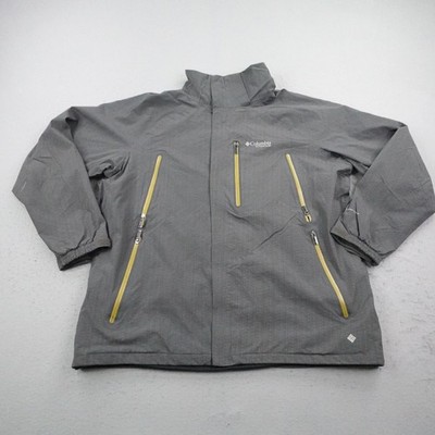 Columbia Jacket Mens 2XL Gray Titanium Antimony IV Ski Coat Omni Heat Waterproof