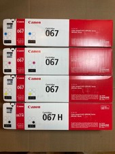 Canon 067 H Black High Yield, 067 Cyan/Magenta/Yellow Standard Yield Toner Set