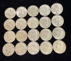 1965-1967 Kennedy Half Dollars 40% Silver 20 Coin Lot