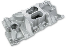Weiand Street Warrior Intake Manifold Natural Aluminum For Chevy Small Block V8