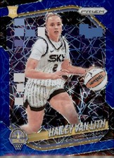 2025 Panini Prizm WNBA #2 Hailey Van Lith Blue Velocity Prizms Chicago Sky