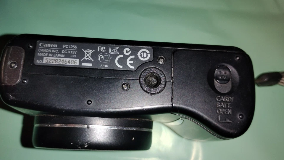 Canon PowerShot SX100 IS 8.0MP Digital Camera - Black Pre-owned Works Good Condi - Image 3 of 4