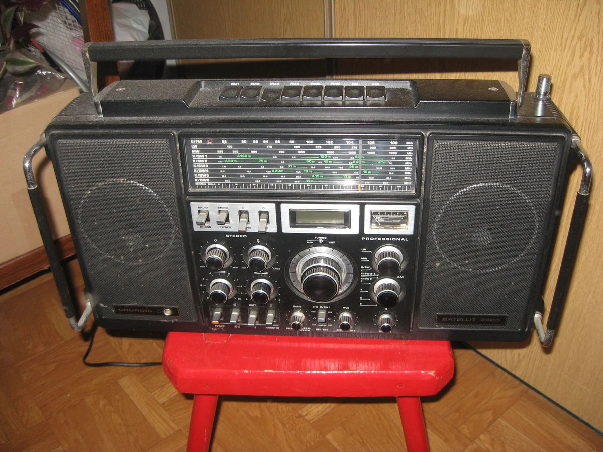 Radio Grundig Satellit 1400 SL Professional – Récepteur Monde, Vintage Allemagne