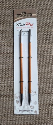 KnitPro Royale * Holz mit Metallspitze * Nadelspitzen 12.5 cm * Stärke 3.75 mm