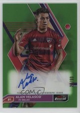2023 Topps Finest MLS Neon Green Refractor 24/99 Alan Velasco #A-AV Auto 1a11