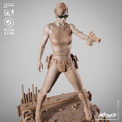 Trinity Model Kit | Matrix 3D Printed Resin Statue | Unpainted