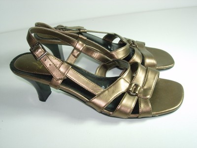 bronze sandals for wedding