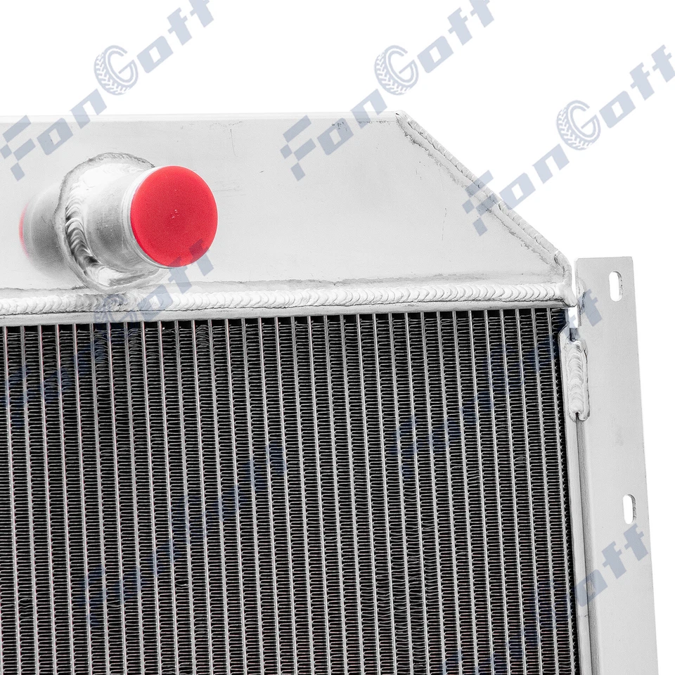 3-Rows Radiator For 1951-57 56 International Harvester L/R/S Series Trucks AT MT Foto 4 de 4