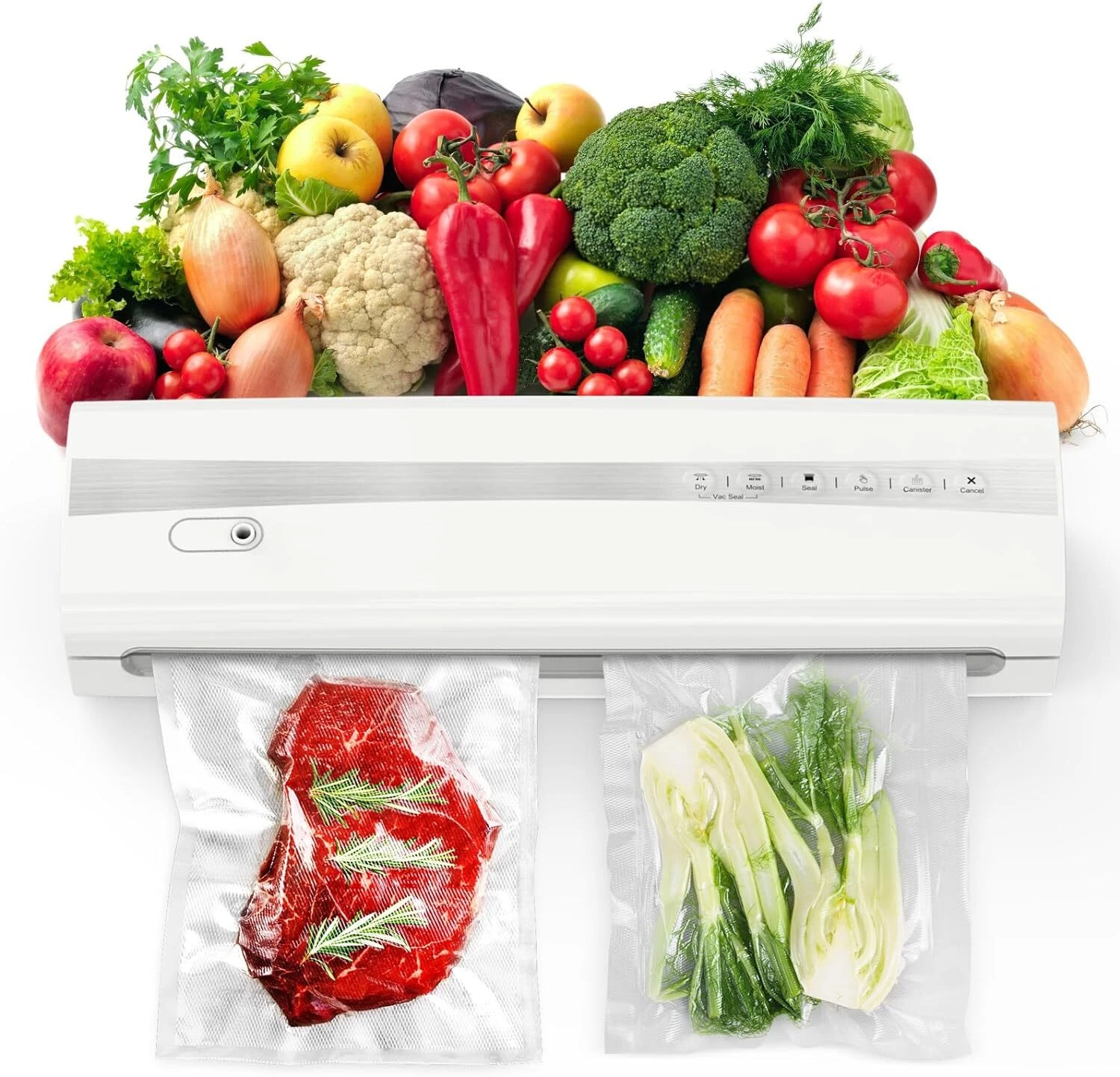 Vacuum Sealer Machine With Vacuum Sealers Rolls for Food Sealer Dry Moist
Opens in a new window or t