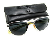 Vintage Randolph Engineering RE AF 52-20 Aviator Bayonet Sunglasses Great Cond.