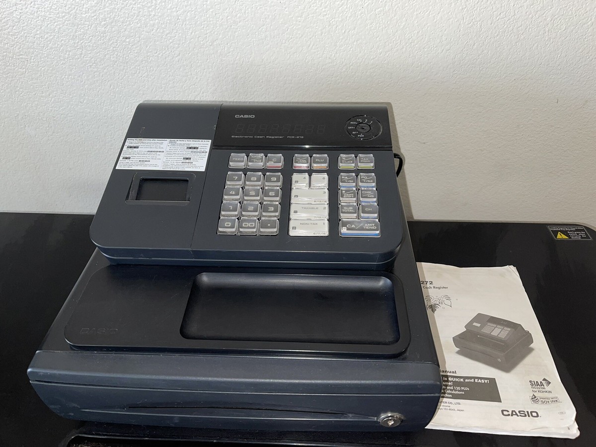 Casio CR-272 Cash Register - Black for sale online | eBay