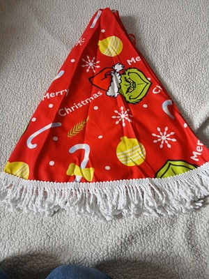 How The Grinch Stole Christmas Tree Skirt 48'' Holiday Decorations New Candy cane