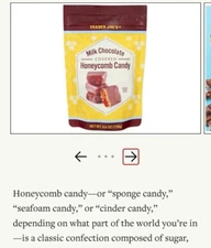 Trader Joe's Honeycomb Candy Milk Chocolate 